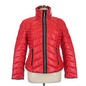 *Guess* Red Quilted Puffer Snow Ski Jacket Jrs XL